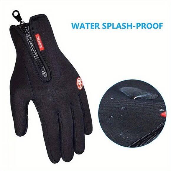 Waterproof and Windproof Touch Screen Men & Women's Winter Gloves - Picture 3 of 5